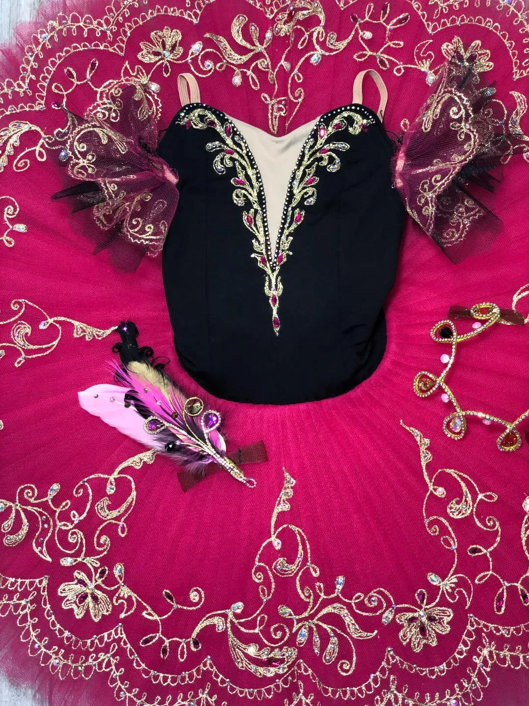 Fuchsia Harlequinade