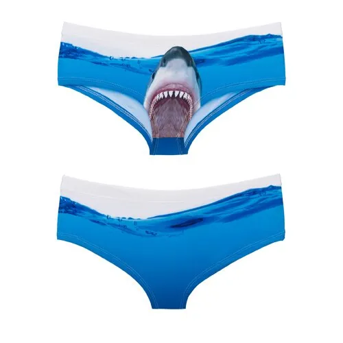 G-String Lingerie: Shark Print