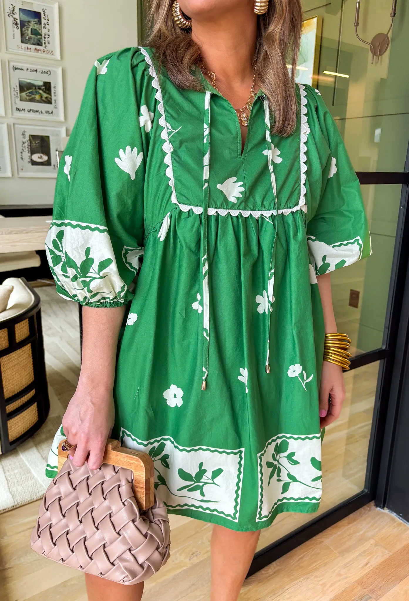 Garden Party Kelly Green Dress