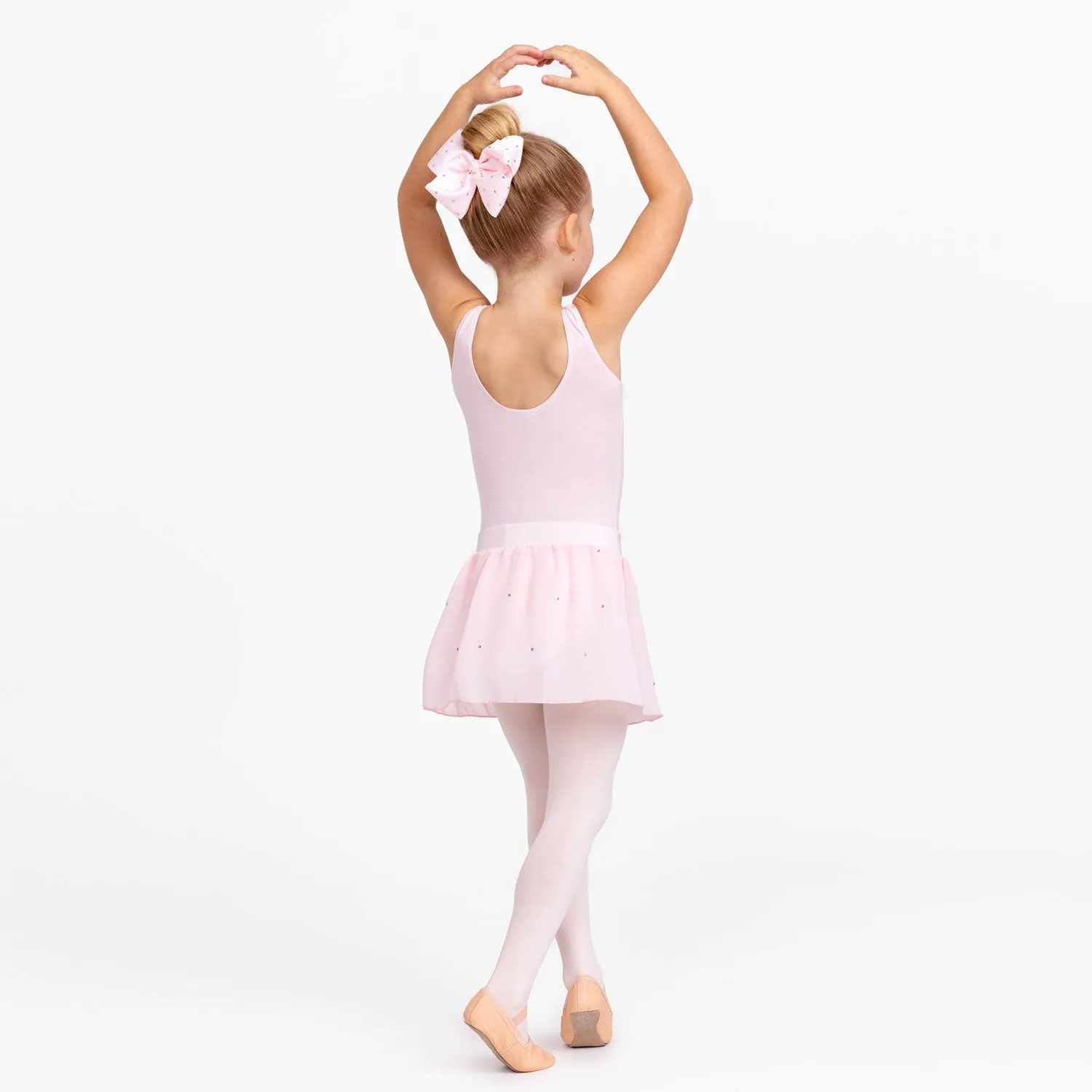 Gathered Tank Leotard in Pink