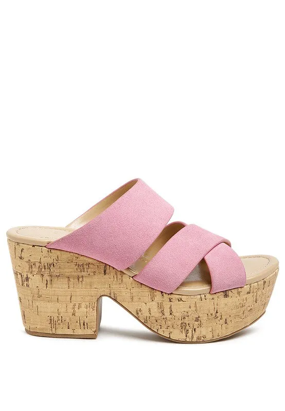 GERD BLOCK SUEDE SANDAL