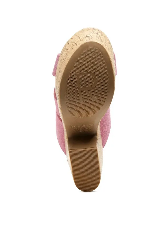 GERD BLOCK SUEDE SANDAL
