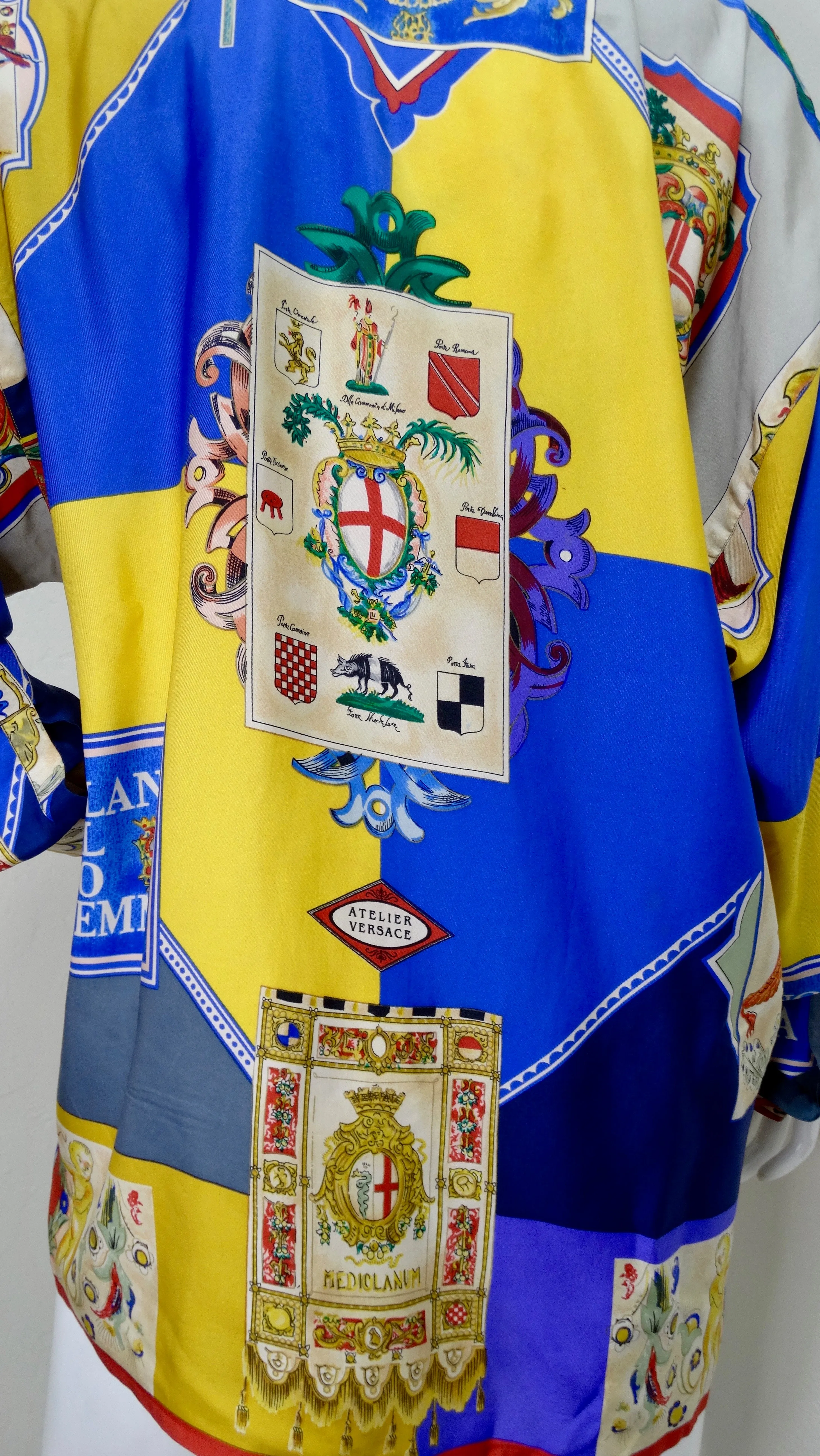 Gianni Versace 1990s Coat of Arms Shirt