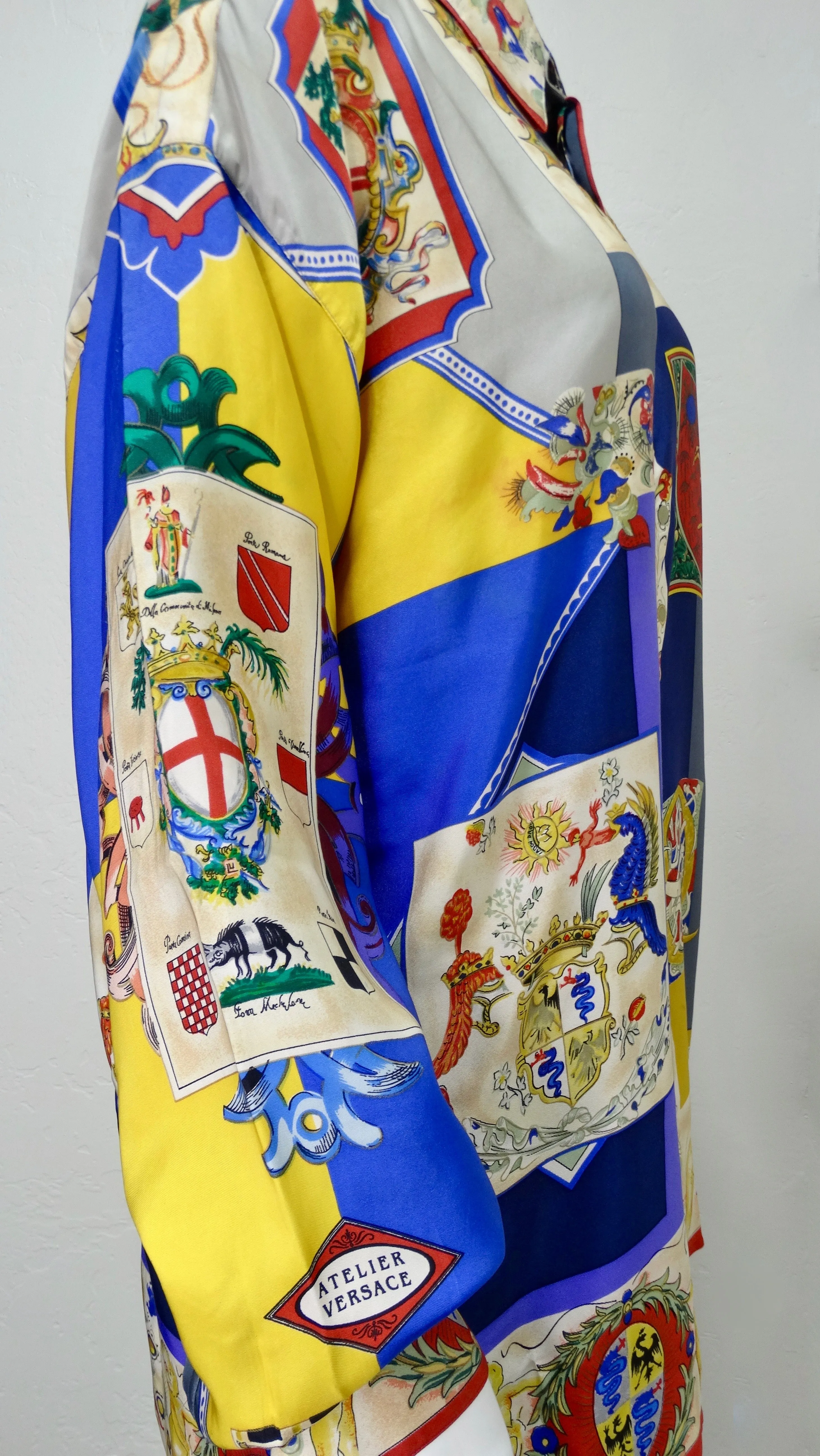 Gianni Versace 1990s Coat of Arms Shirt