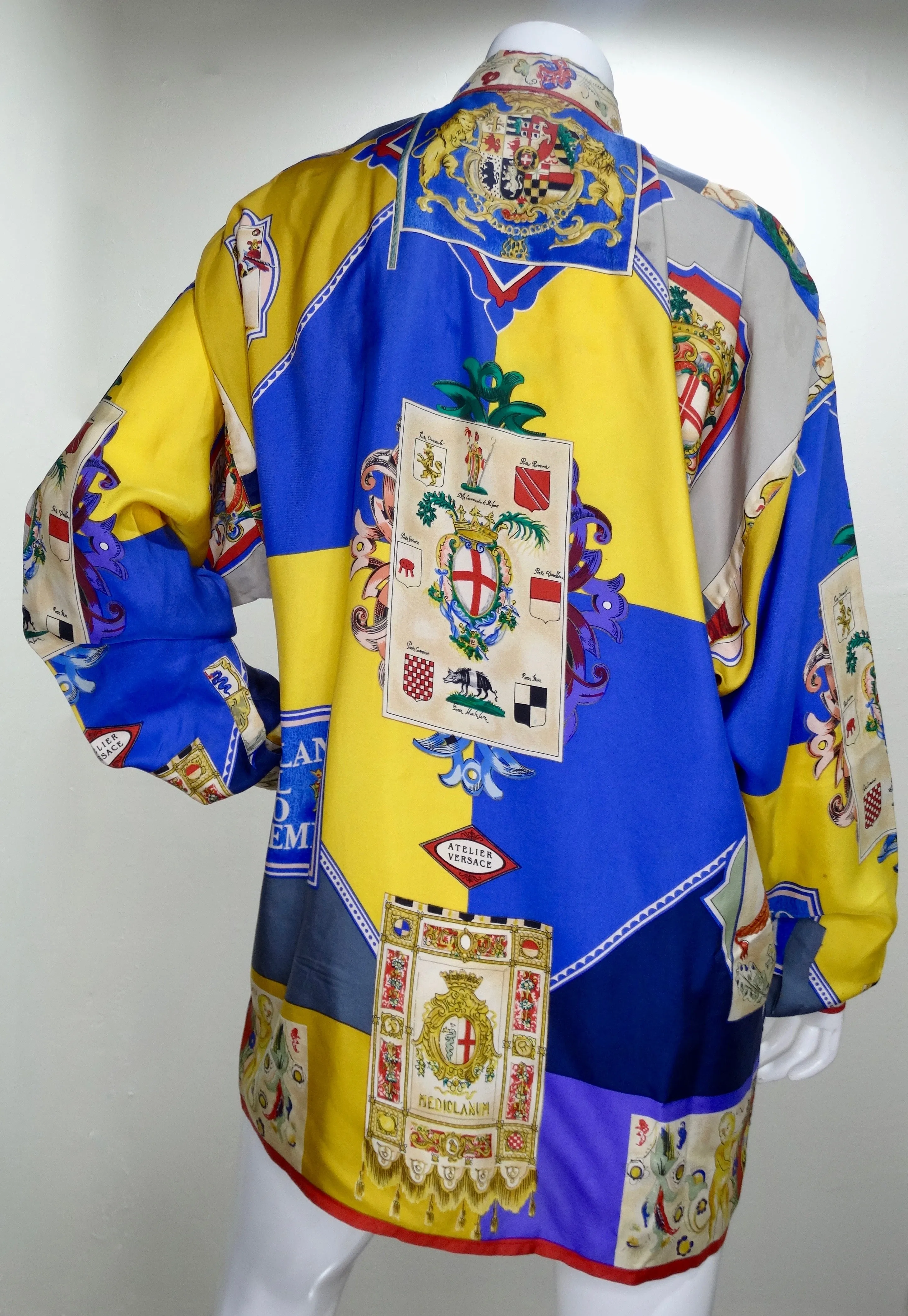 Gianni Versace 1990s Coat of Arms Shirt