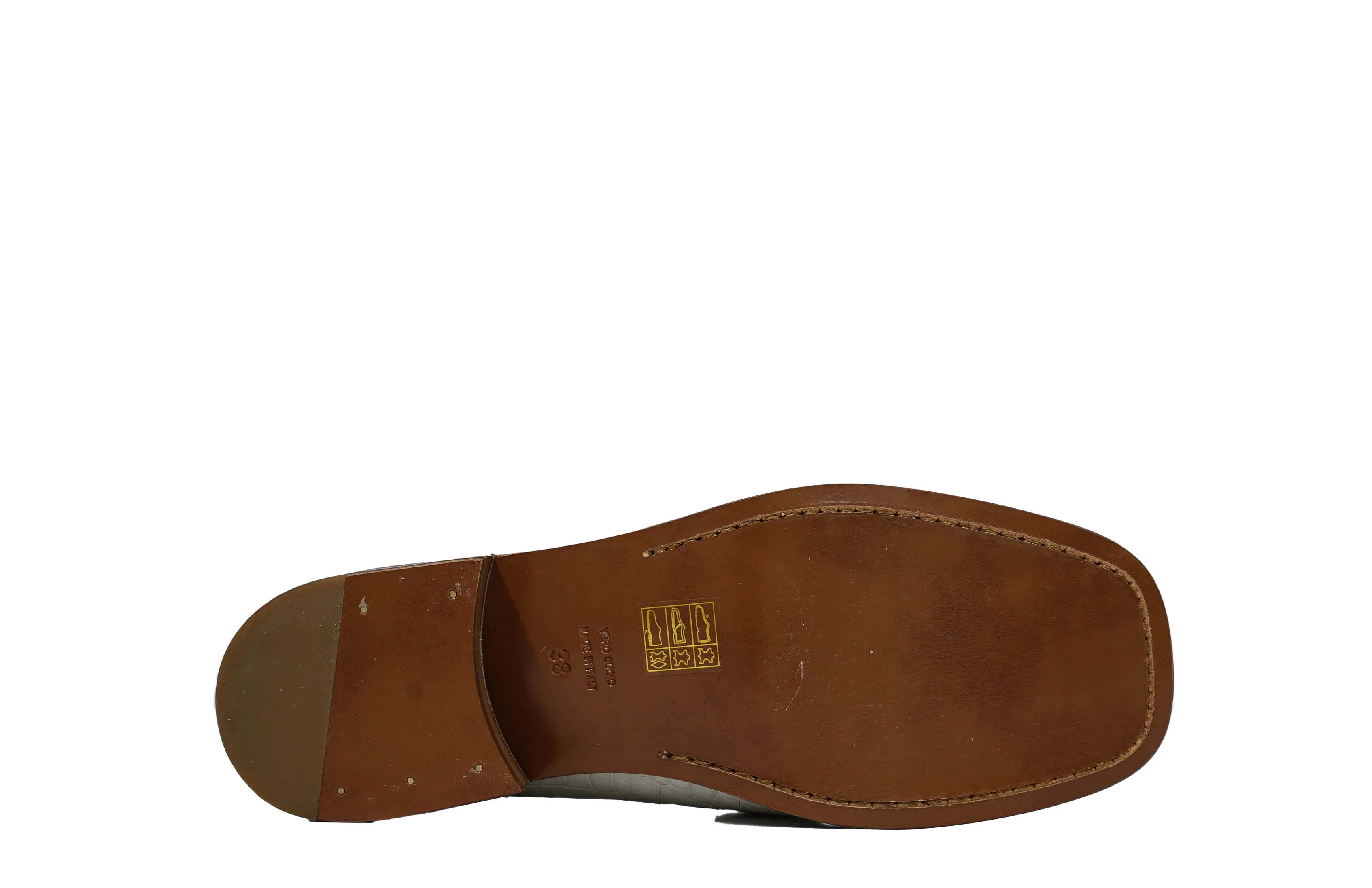 Gioia Dell' Acqua Women's White Chain Mule Matilda