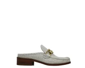 Gioia Dell' Acqua Women's White Chain Mule Matilda