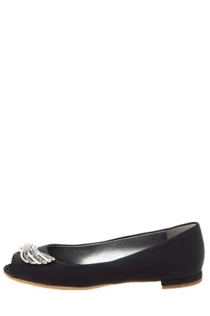 Giuseppe Zanotti Black Flats SZ 36.5