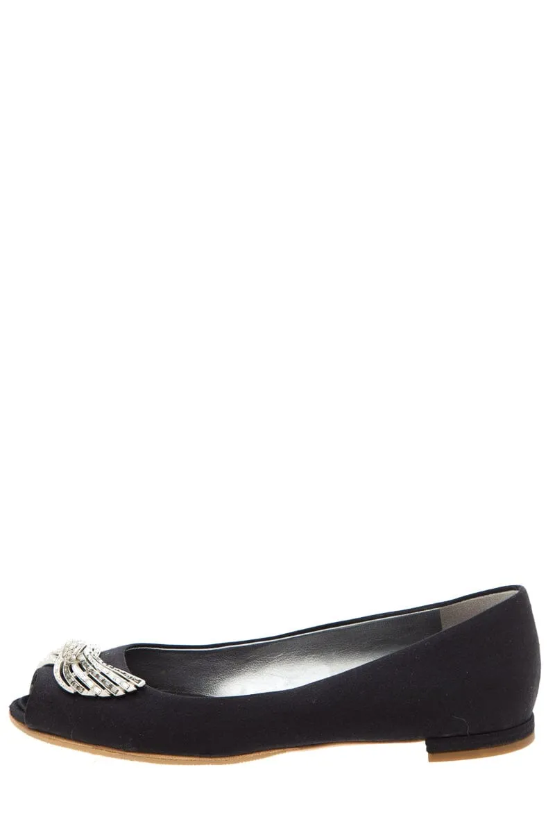 Giuseppe Zanotti Black Flats SZ 36.5