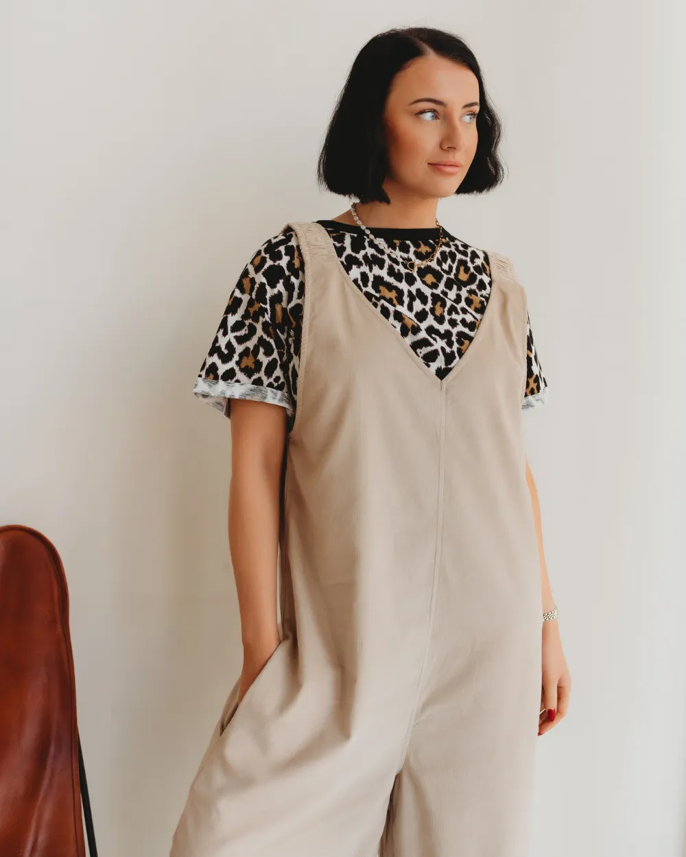 Grace Stone Cord Dungarees