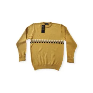 Grant- 52483 Lambwool Colour Block Ochre