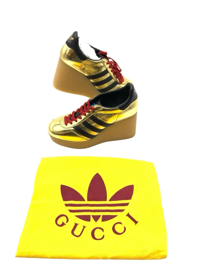 Gucci x Adidas Gazelle Wedge Sneaker Women's Size 37.5 ~ US 7.5
