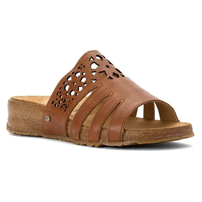 Haflinger Women's Ts Donna Walnut Flat Sandal