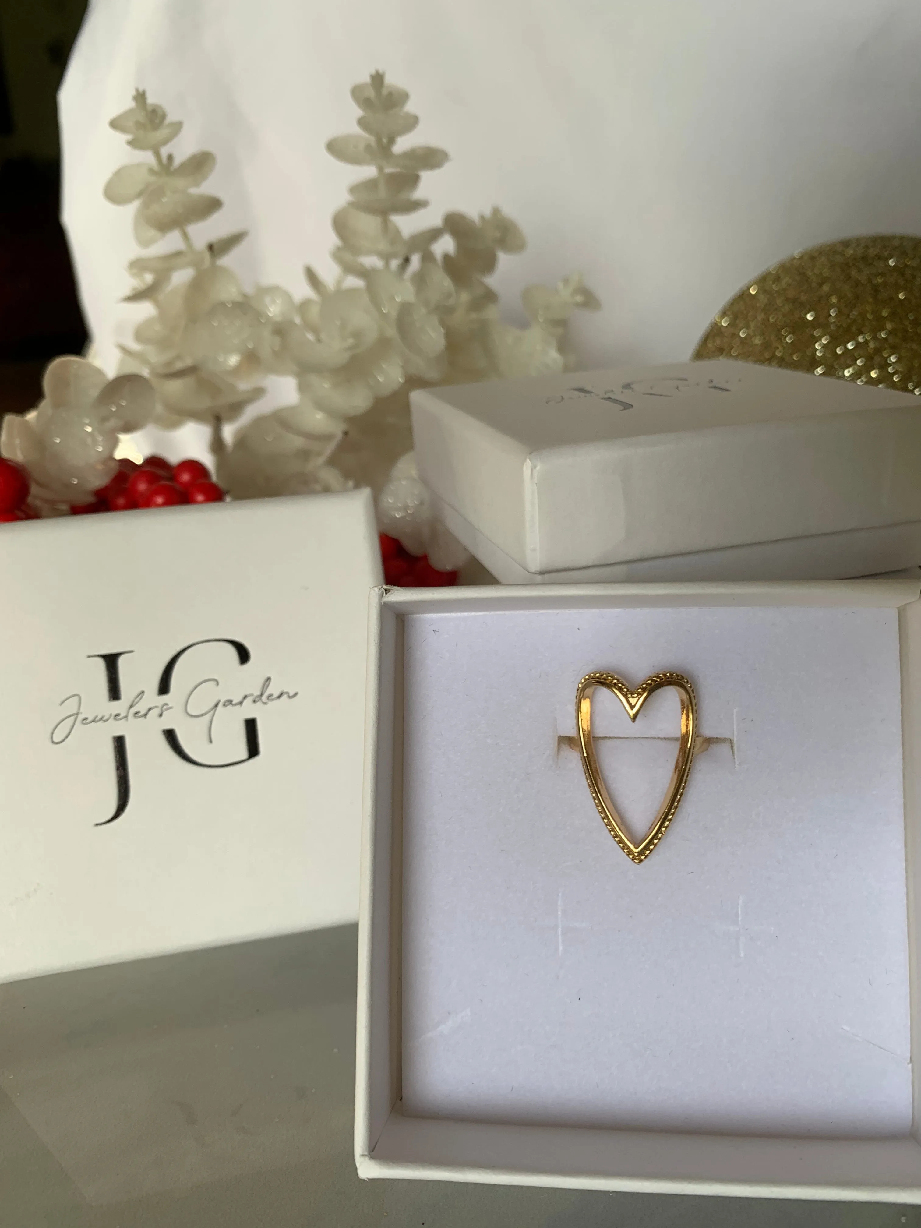 Heart Outline Ring