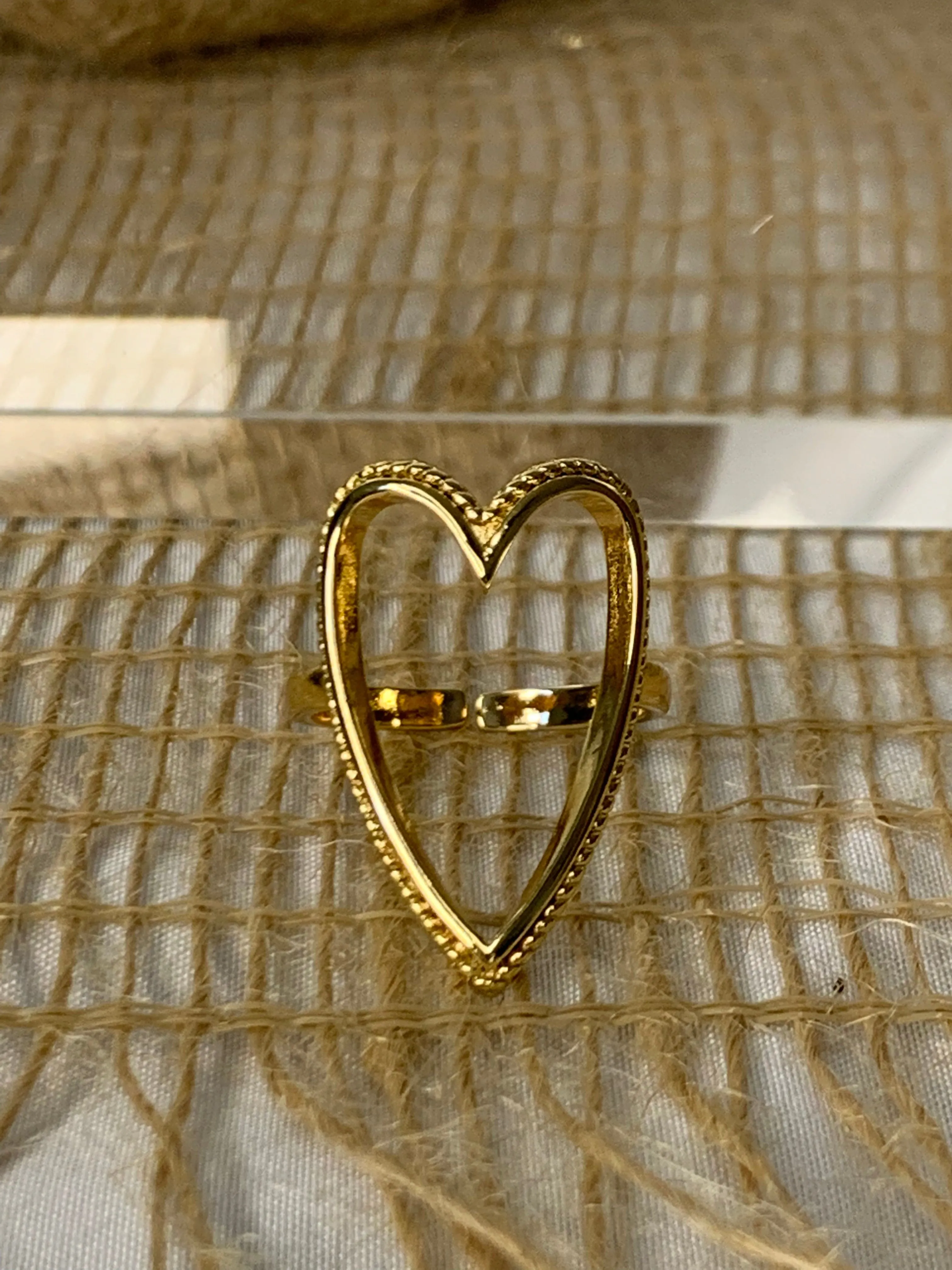 Heart Outline Ring