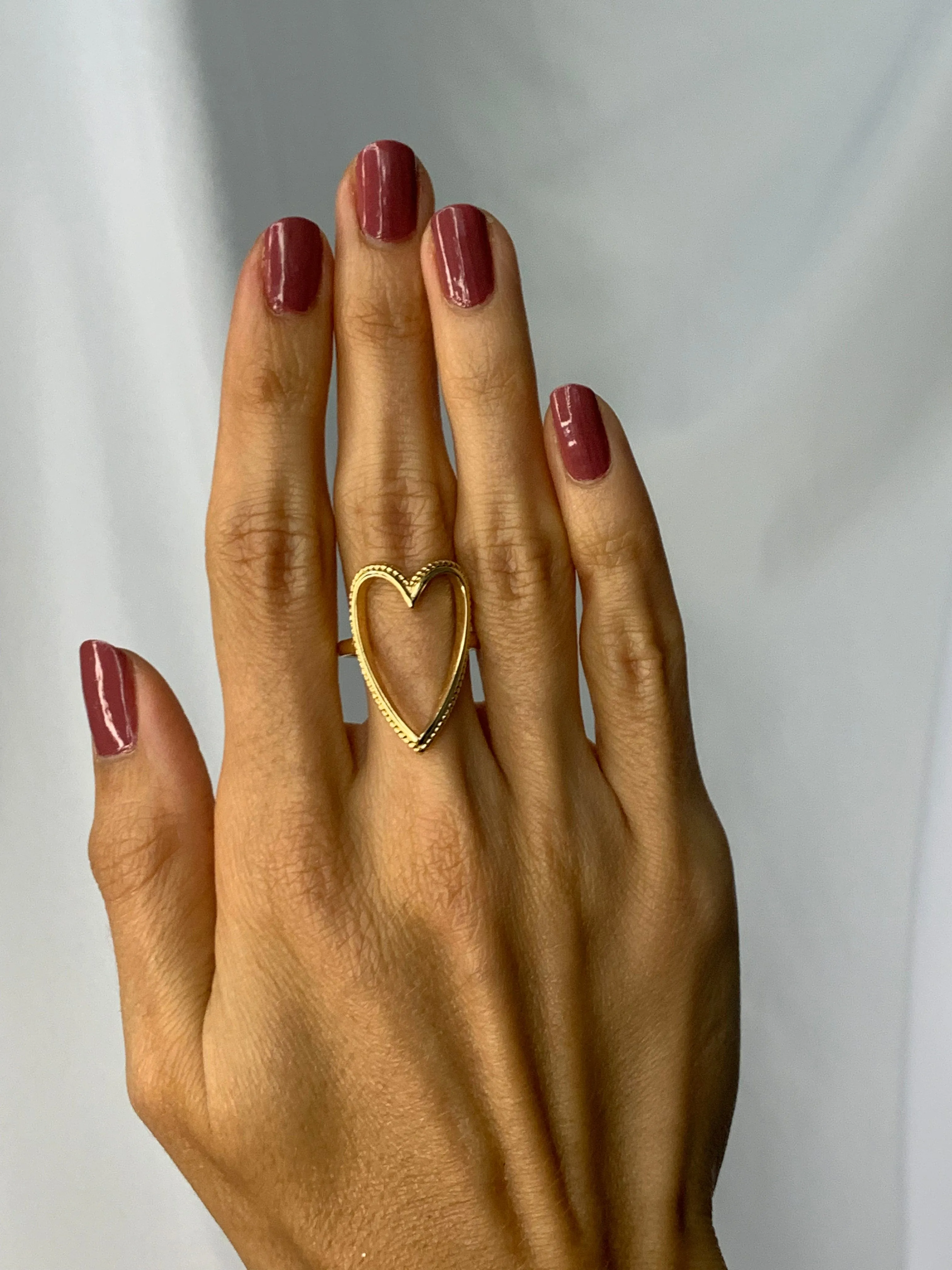 Heart Outline Ring