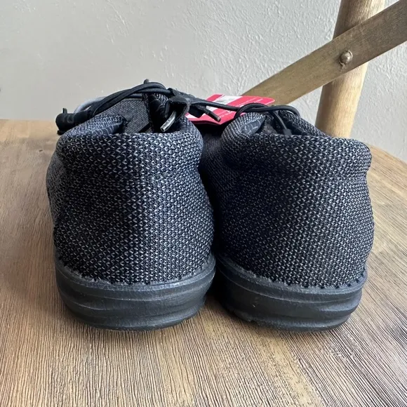 Hey Dude Wally Sox Micro Black women's 10 men's 8 NWT