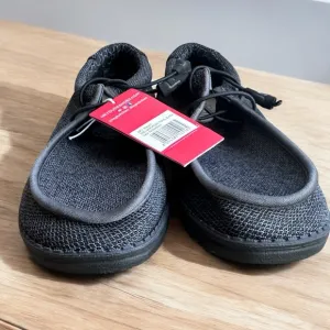 Hey Dude Wally Sox Micro Black women's 10 men's 8 NWT
