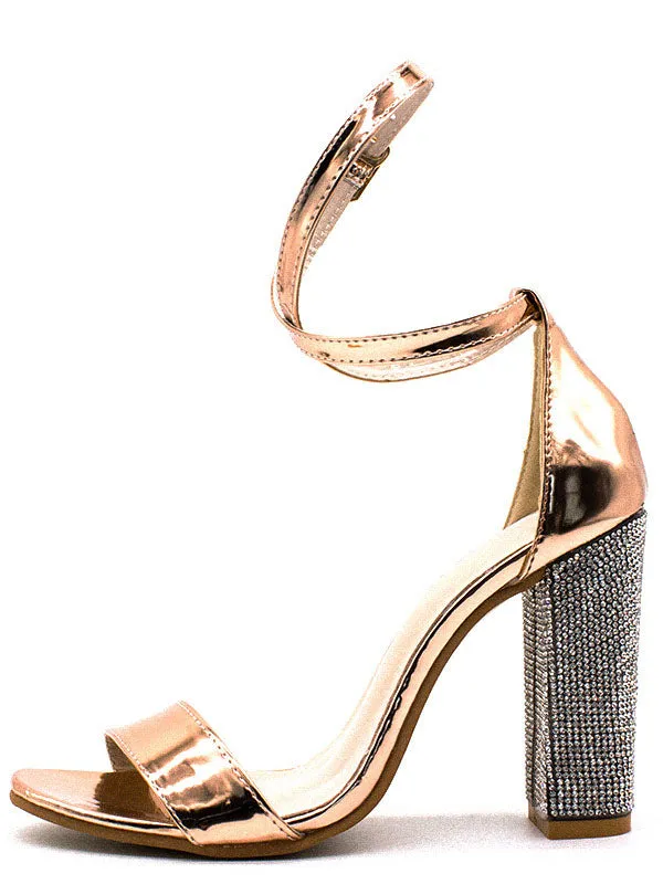 High-heeled Buckle Fashion Sandals Large Size Women's Shoes