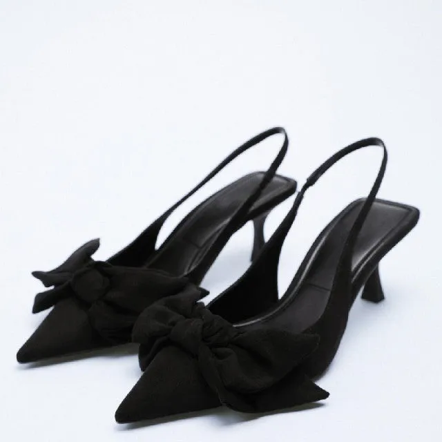 High Heels Stiletto Navy Blue Pumps Sandals Ladies