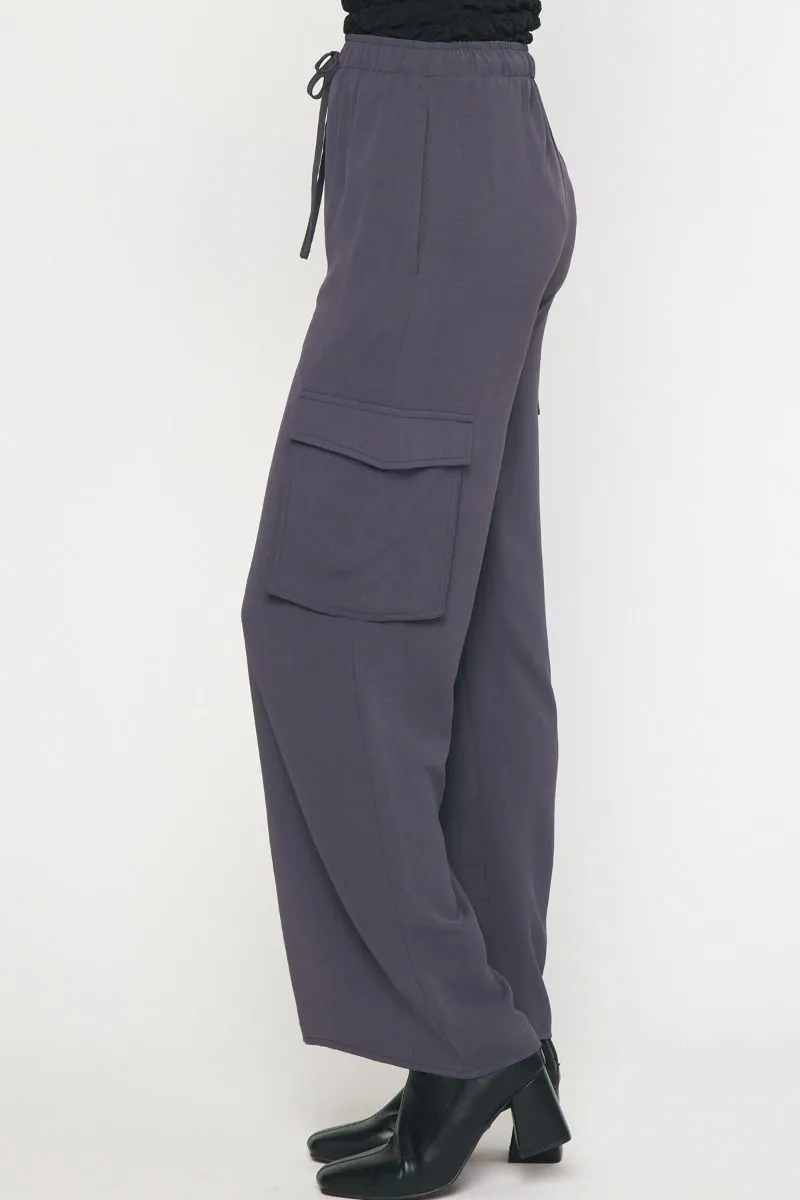 High Waisted Utility Wide Leg Pants