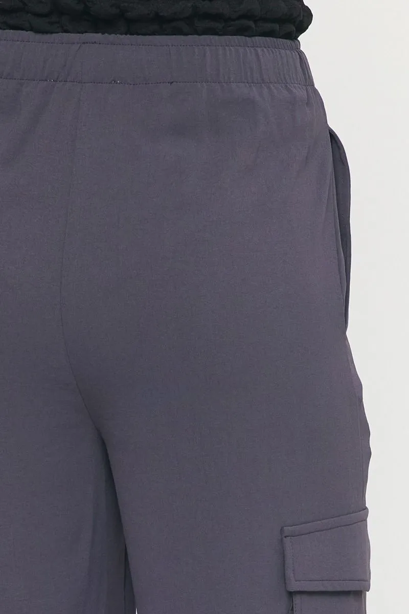 High Waisted Utility Wide Leg Pants