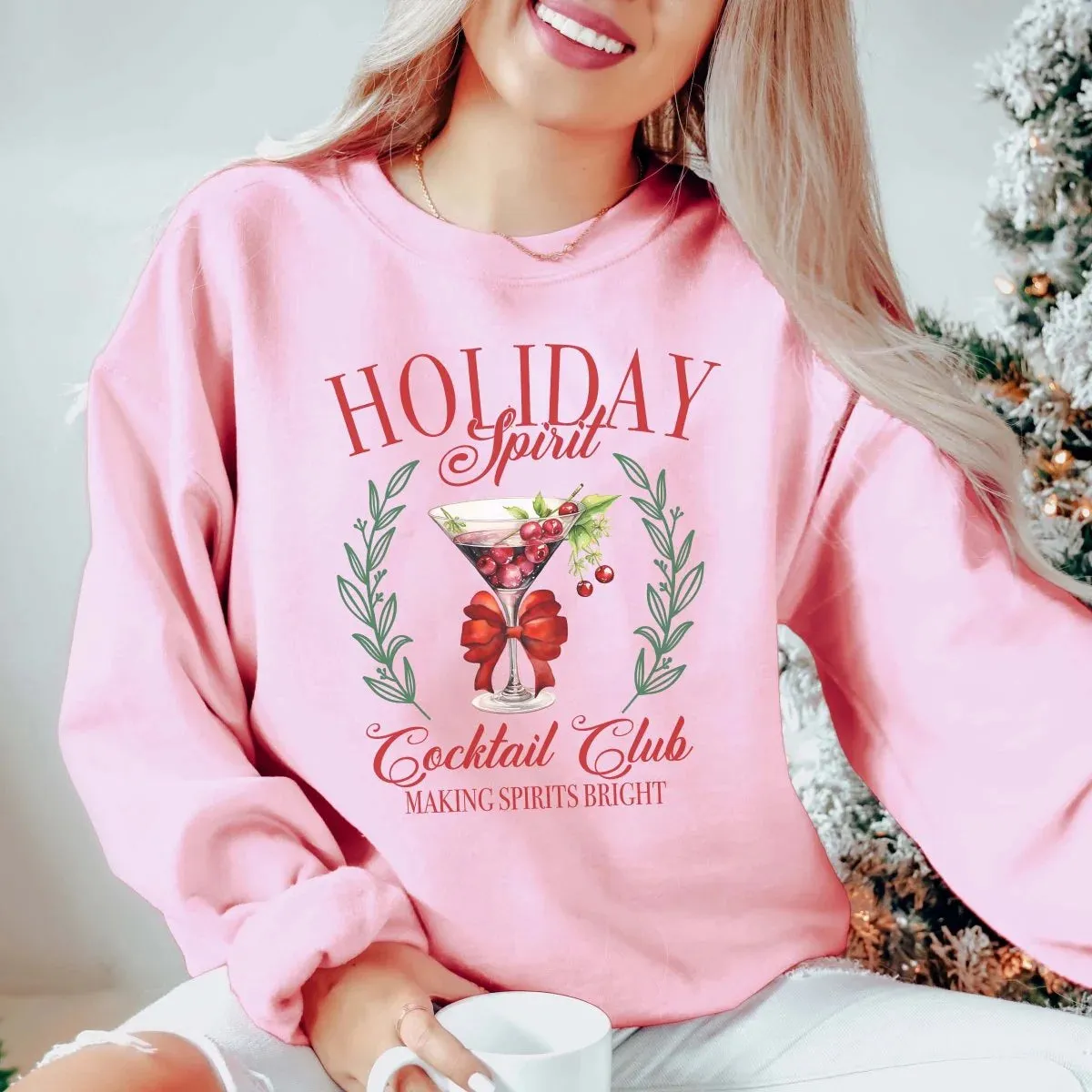 Holiday Spirit Cocktail Club Sweatshirt
