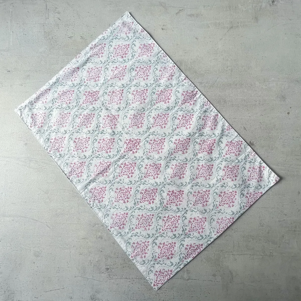 Home Artisan Ahida Floral Pattern Hand Block Print Bed Sheet
