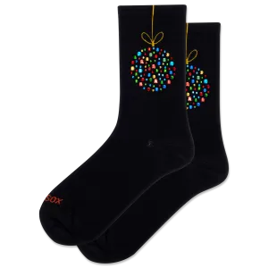 HOTSOX Women's Ornament Crew Sock