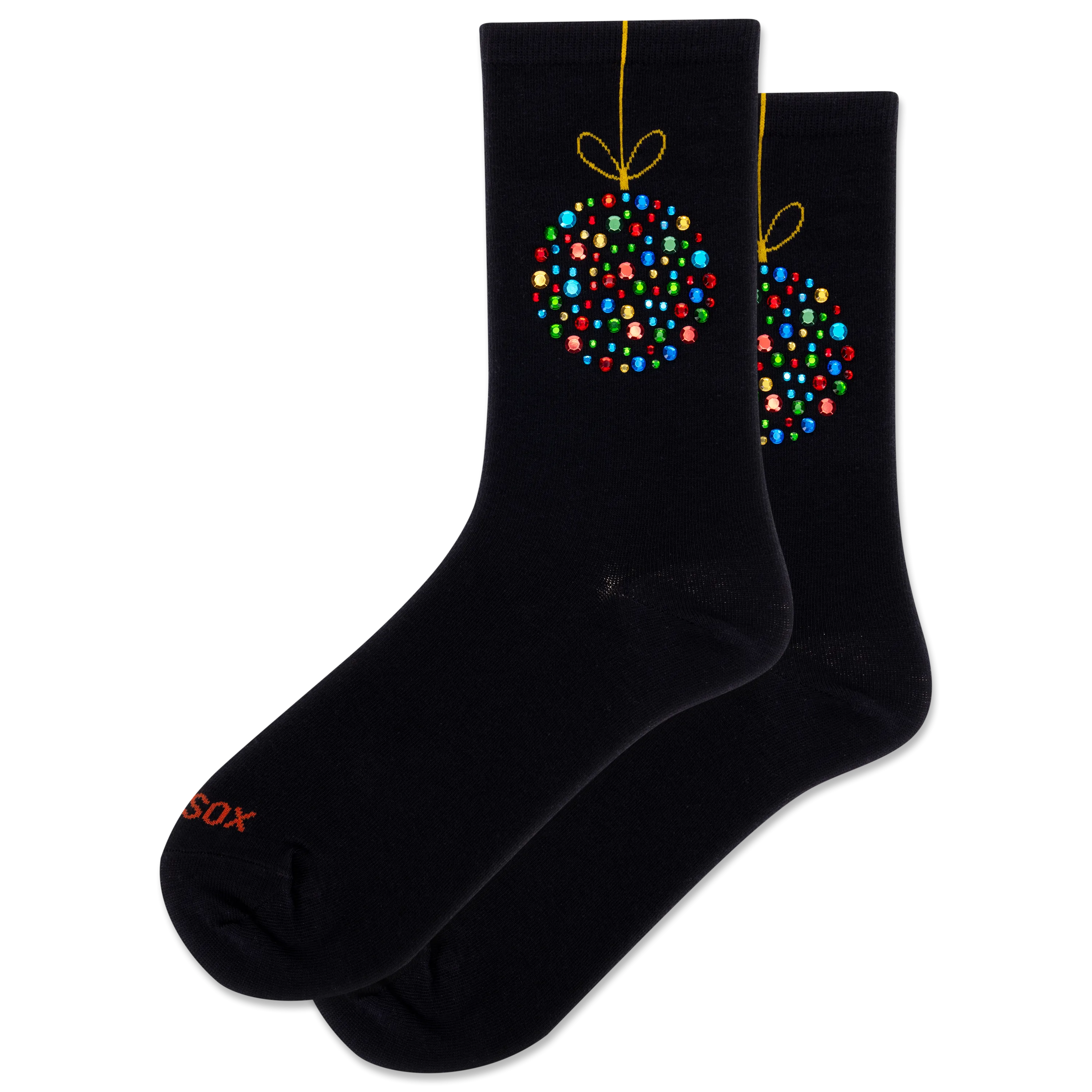 HOTSOX Women's Ornament Crew Sock