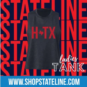 HTX RED LADIES  - NAVY TANK