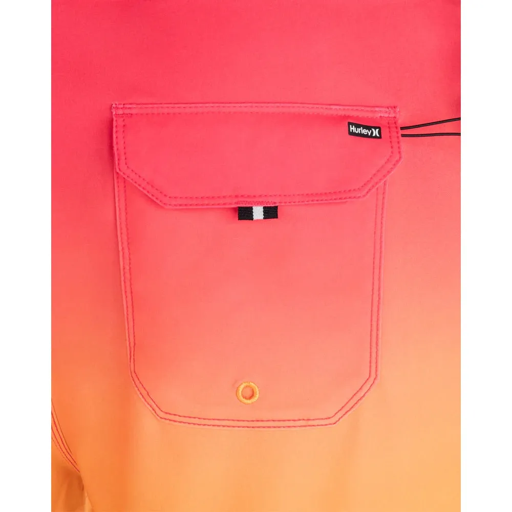 HURLEY PHANTOM ECO BLOCK PARTY CHAOS PINK