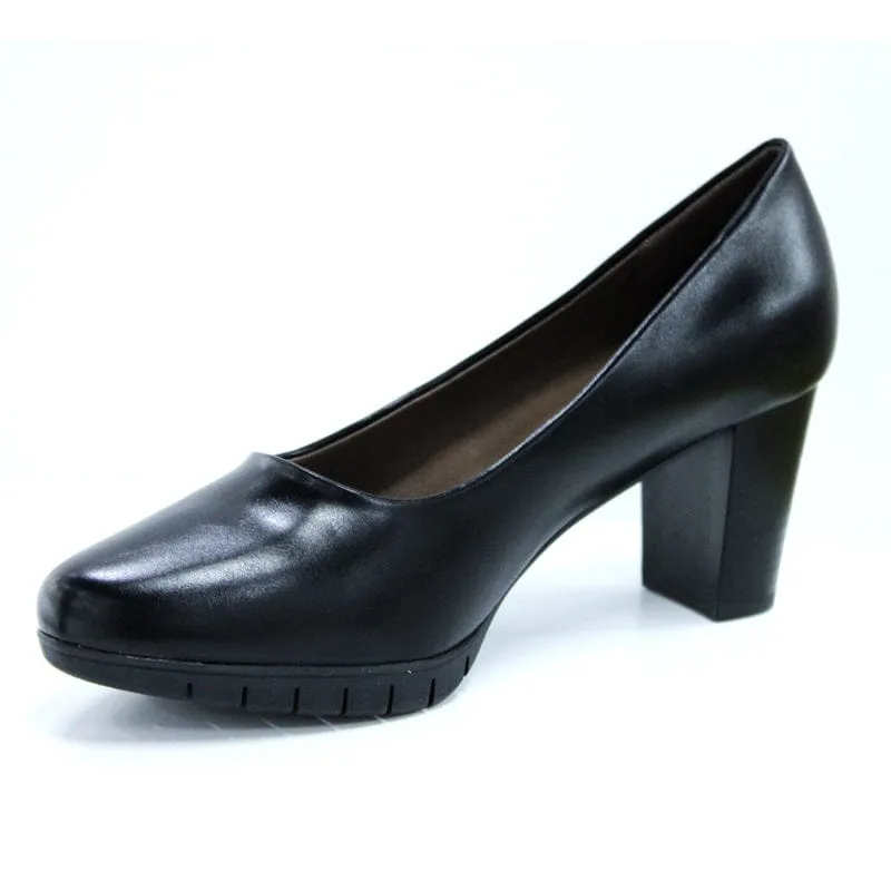 Hush Puppies Soft Style ladies Court Shoes Black