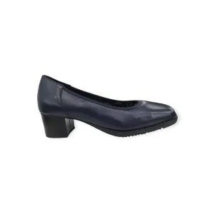 Hush Puppies Women's Isabella Navy Sheep Analine Leather