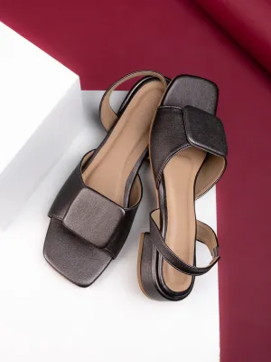 Hydes N Hues block Heel Sandal with Back strap