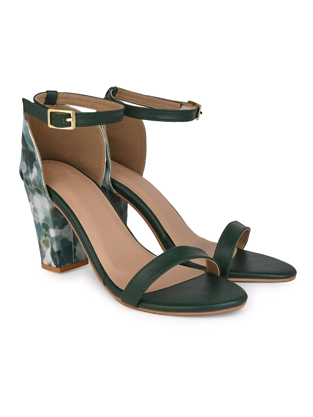 Hydes N Hues Block Heels Ankle strap Sandal