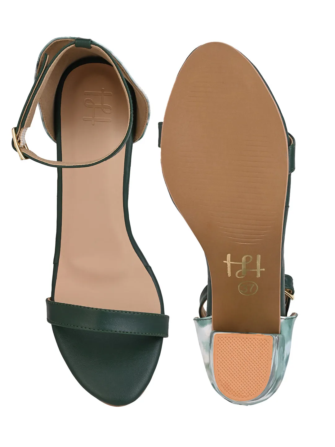 Hydes N Hues Block Heels Ankle strap Sandal