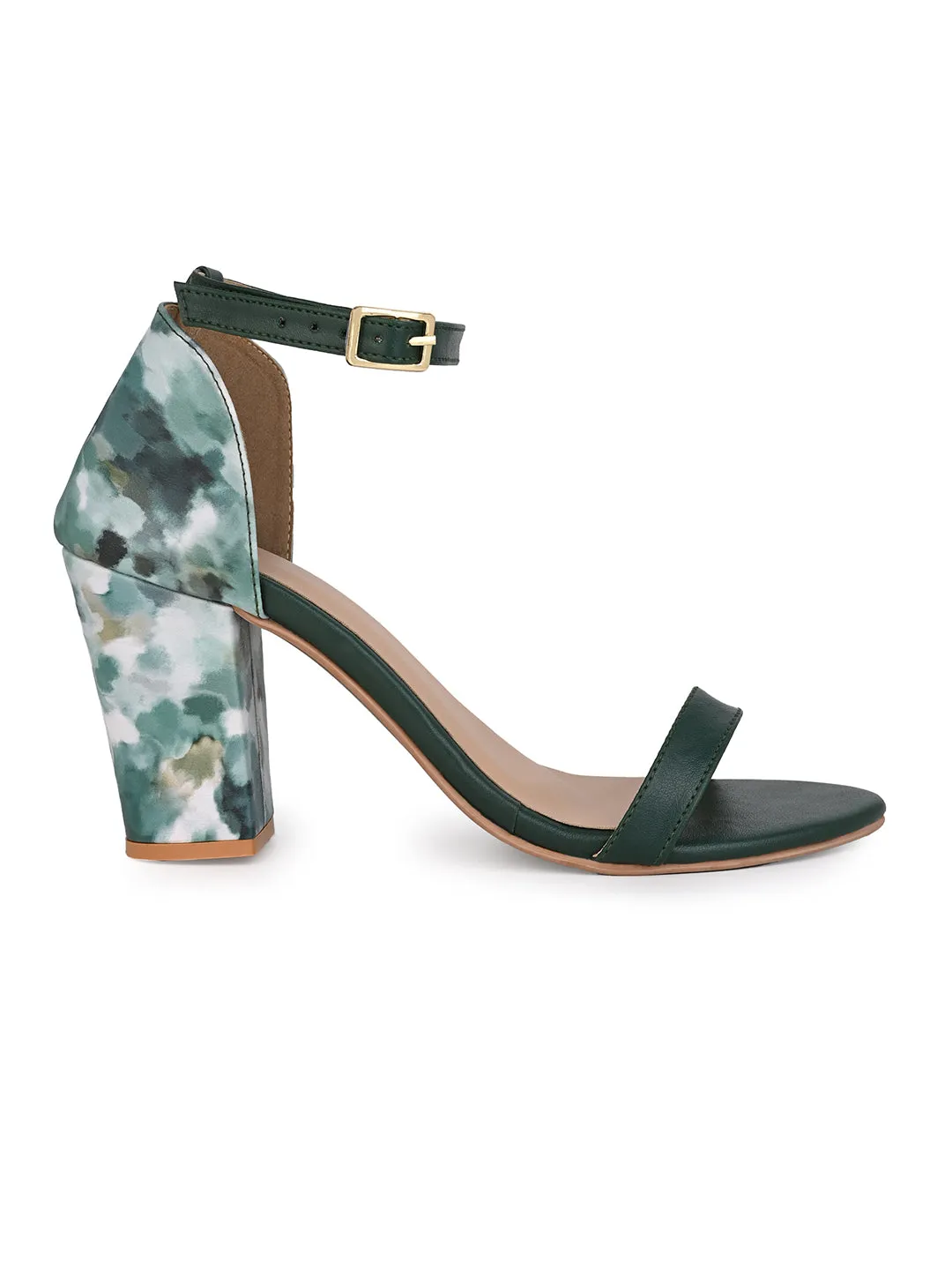 Hydes N Hues Block Heels Ankle strap Sandal