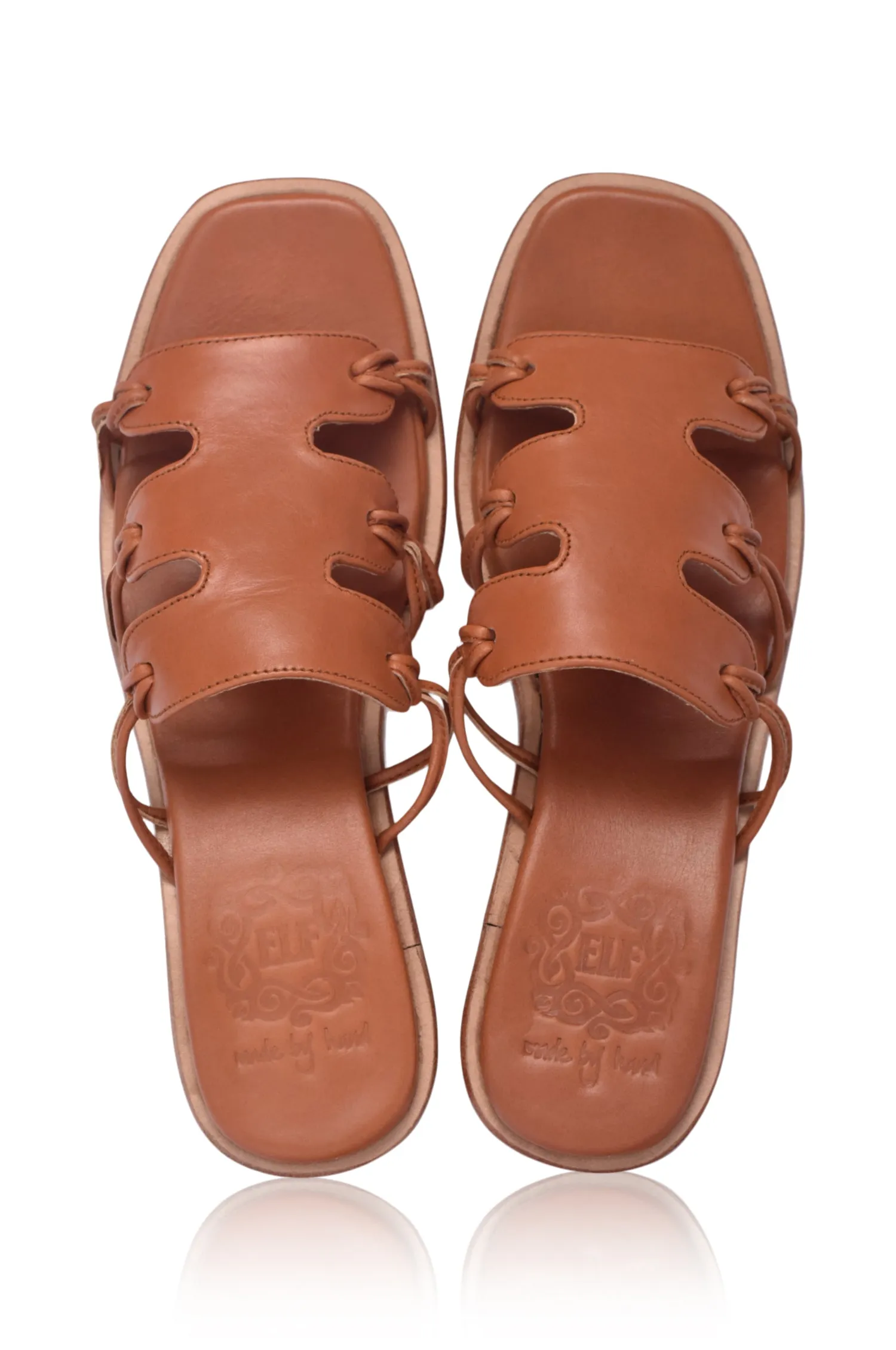 Ibiza Round Heel Mules (Sz. 5)
