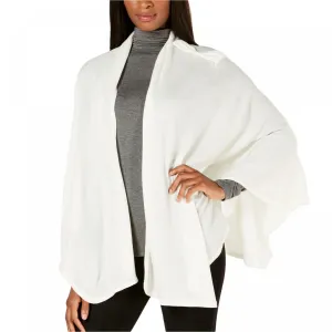 INC International Concepts Women's Pull Through Bow Wrap Ruana