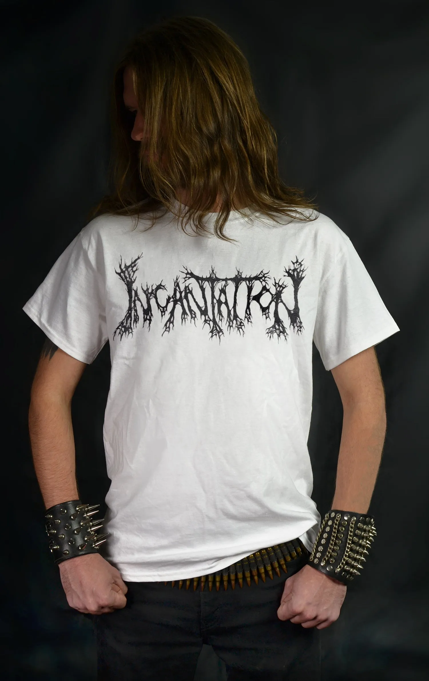 INCANTATION - Logo (Black, White, Gray or Red T-SHIRT)