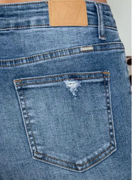 Jenny Light Blue High Rise Flare Jeans
