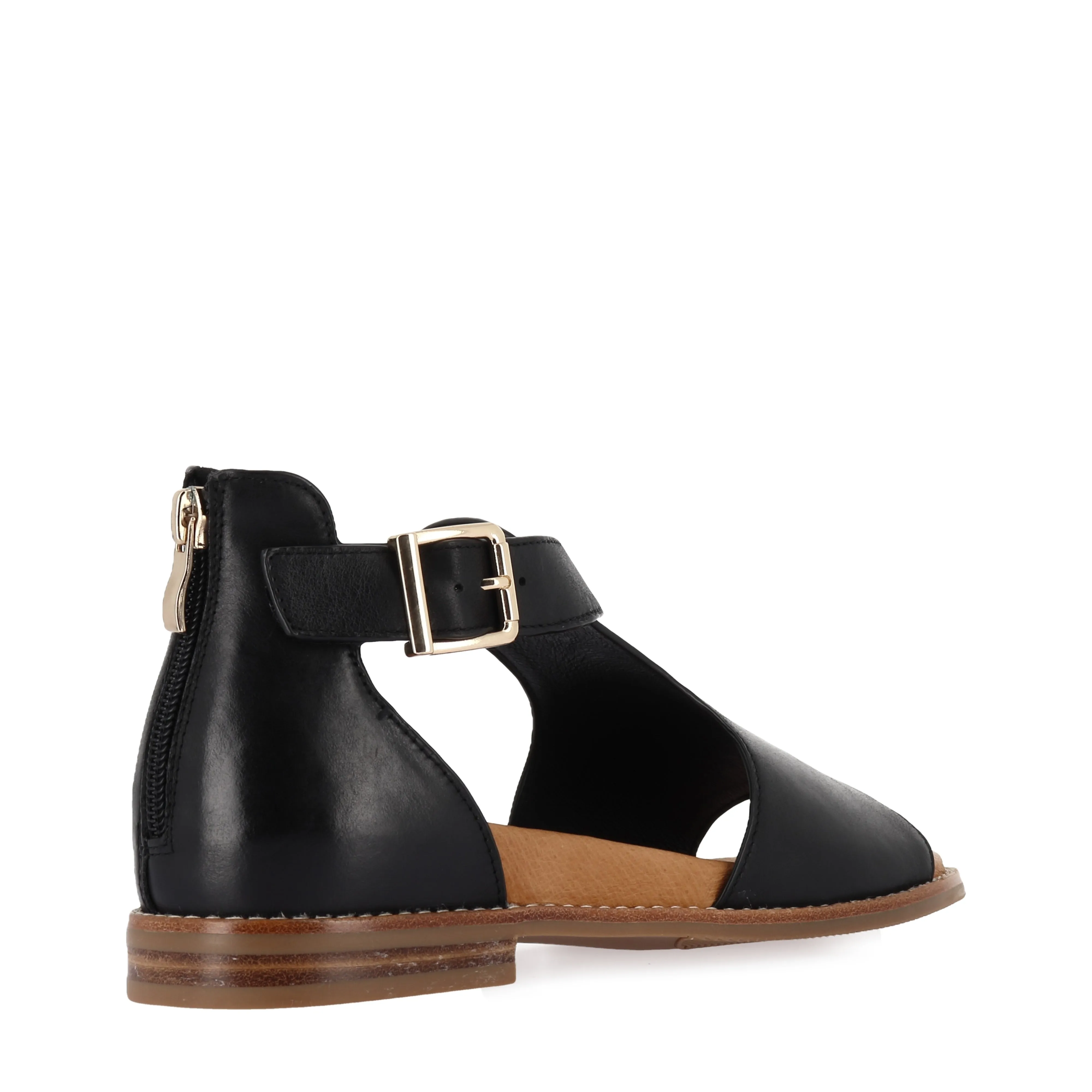 JESKIE W - BLACK/TAN LEATHER