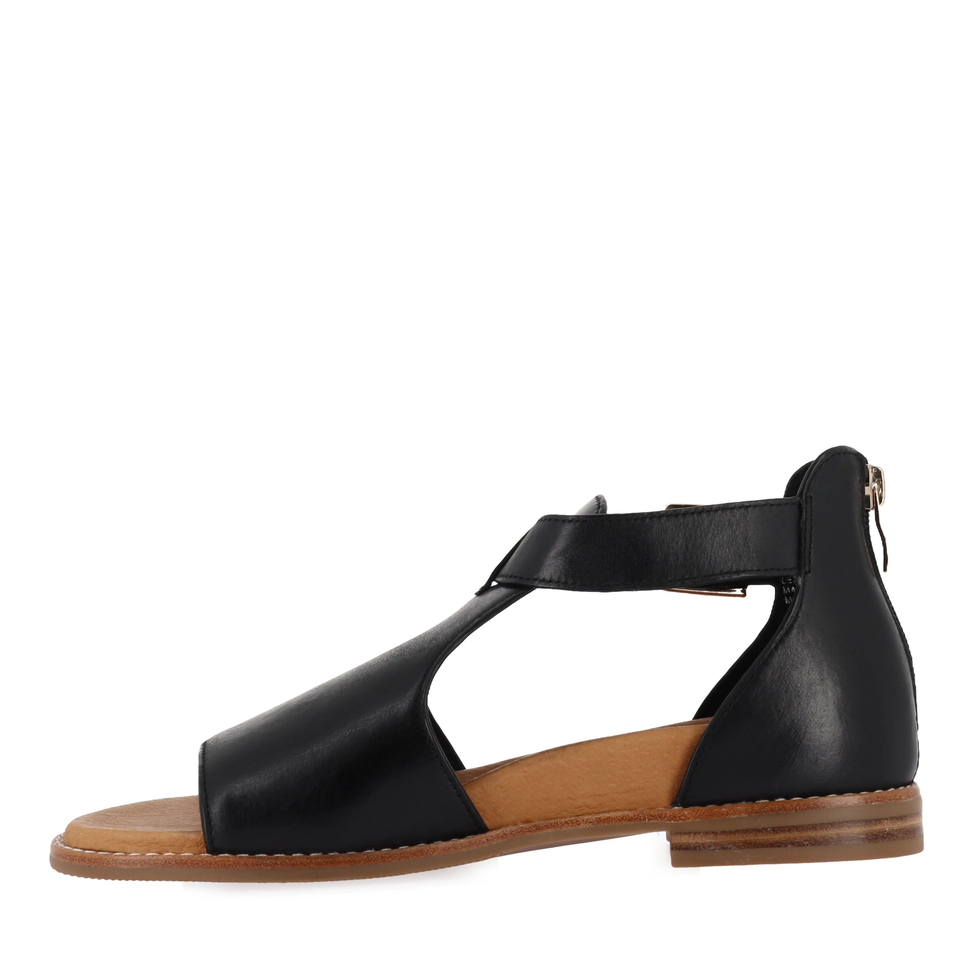 JESKIE W - BLACK/TAN LEATHER