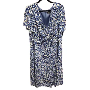 Jessica Howard Blue Print Dress Women's Size 2X