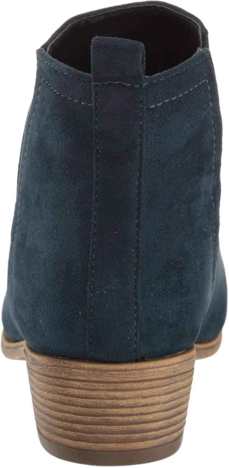 Journee Collection Womens Rimi Pull On Stacked Heel Booties RIMI-BLU Blue 6.5M