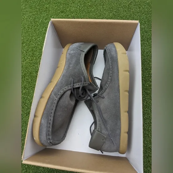 KALSO EARTH SHOE Darby Negative Heel Earth Shoe Carbon Gray Women's Size 10/10.5