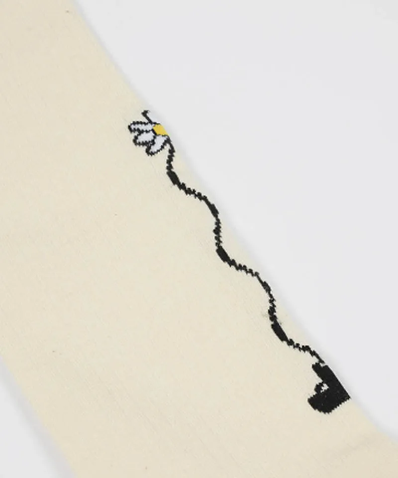 KANDINI 2pcs Color Block Knee Socks