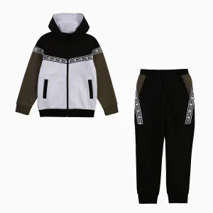 Kid's Block Logo Braid Tracksuit