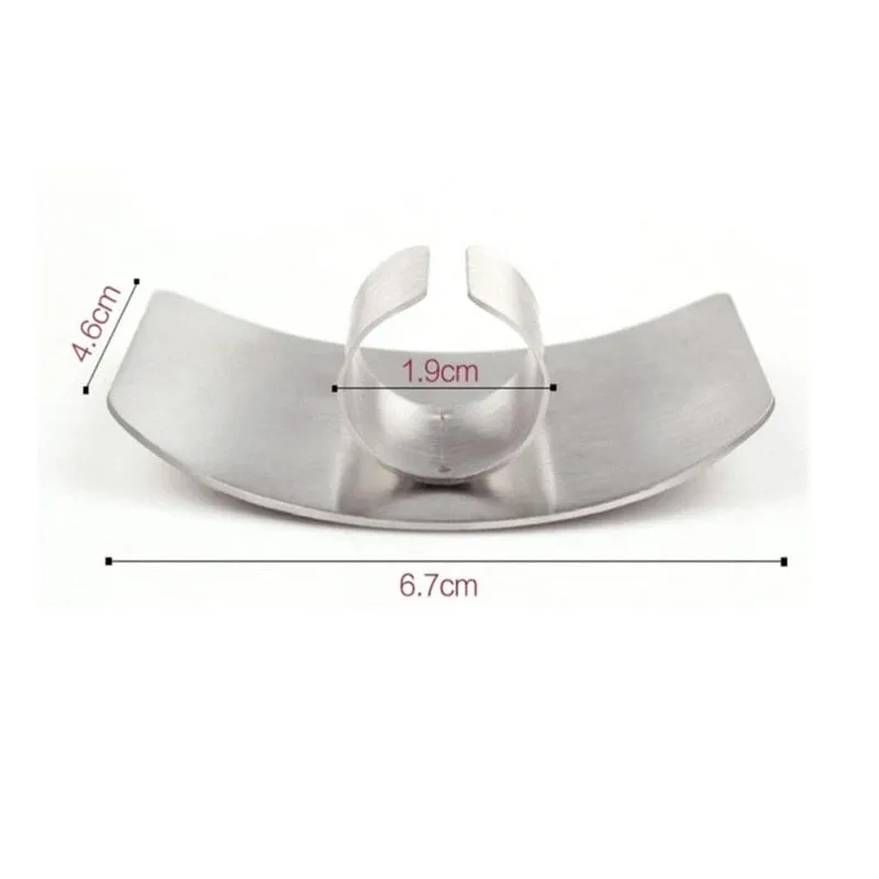 Kitchen Tool Accessories Stainless Steel Finger Guard Finger Protector Tool